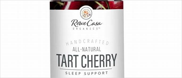 Tart cherry sleep support